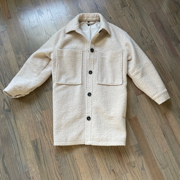 H&M Beige Shacket - Picture 1 of 2
